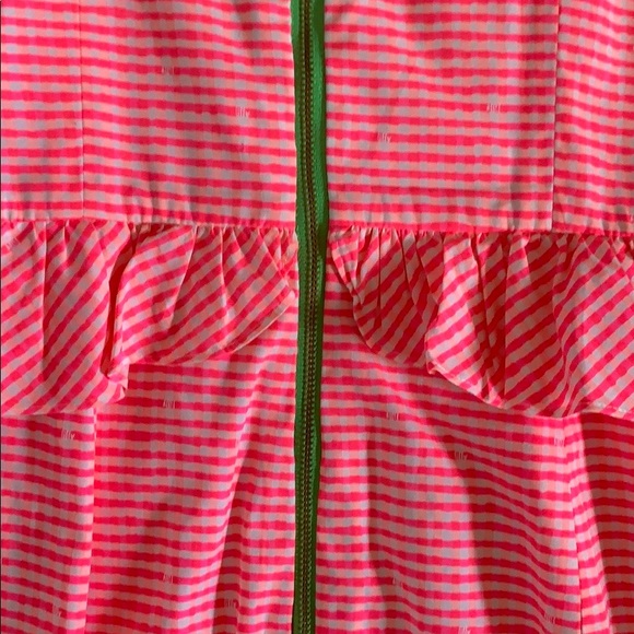 Lilly Pulitzer pink gingham strapless dress - Picture 5 of 7